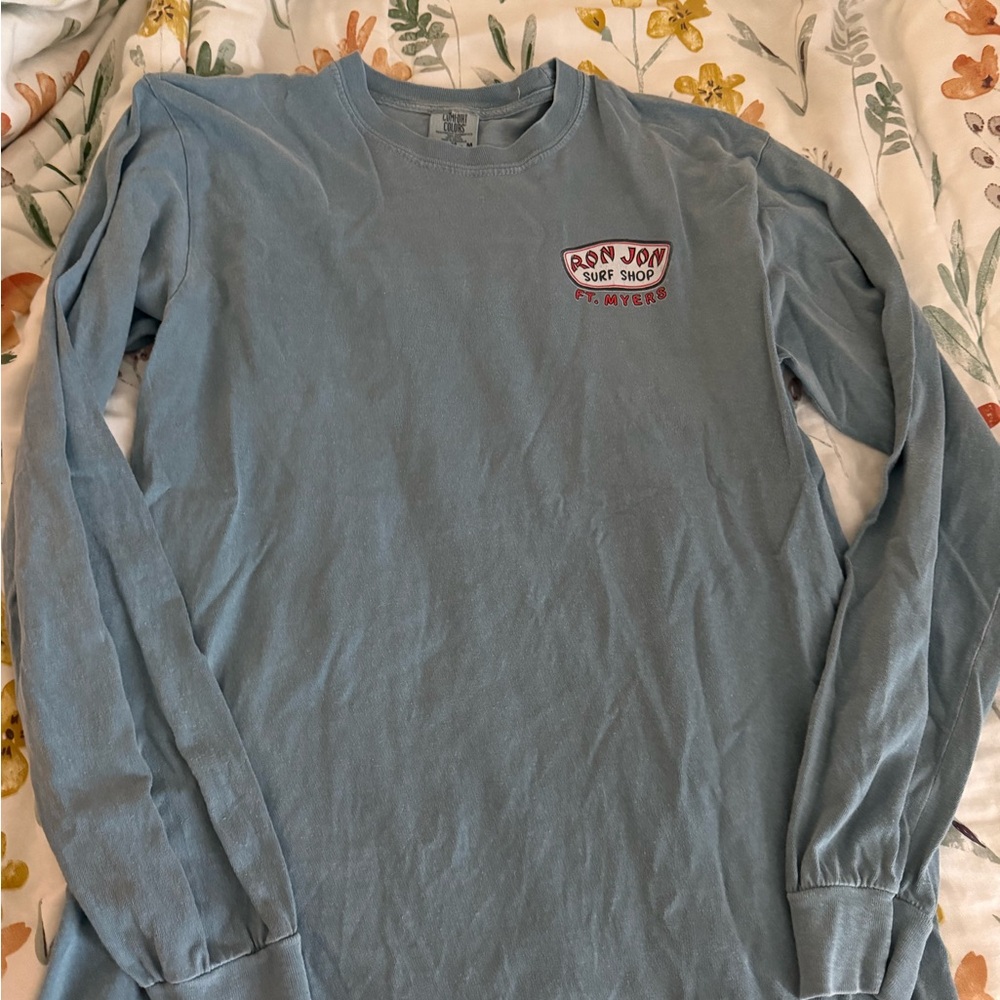 Comfort Colors Blue Long Sleeve Tee